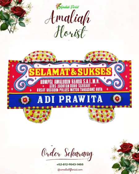 Papan Bunga Ucapan Selamat Gunungsitoli